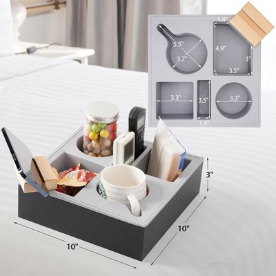 Divano in legno di silicone Caddy organizzatore per divano impermeabile auto accetta ordini personalizzati