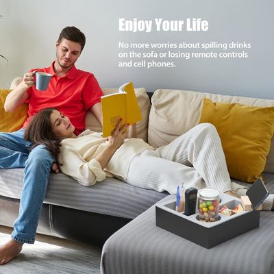 Divano in legno di silicone Caddy organizzatore per divano impermeabile auto accetta ordini personalizzati