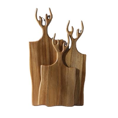 Tavole per il taglio di acciaio da oliva multiuso Set di 3 con maniglia di dimensioni personalizzate