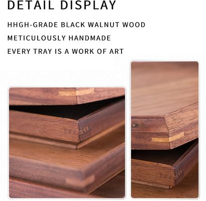 OEM ODM Accettato Set di vassoio in legno per consegna personalizzata e veloce di legno