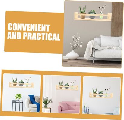 Mensola decorativa in legno Set di 2 per libro vaso da fiore e organizzatore per bambini regalo