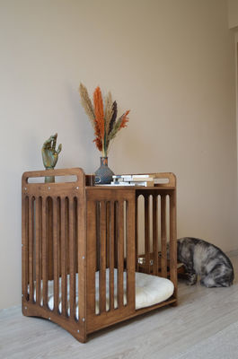 Cabina all'interno deve avere risparmiare spazio con la demolizione di lusso mobili in legno cassa per cani