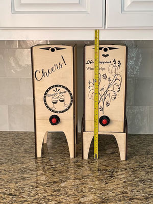 Display Box in legno per le scatole di vini