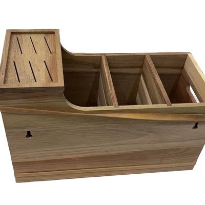 Scatola da cucina in legno di acacia con grande capacità e design raffinato