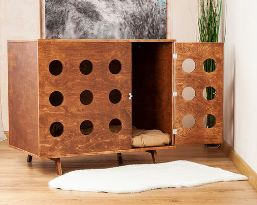 Cattino montato a muro Perch Legno Pet House Letto laterale Cattino moderno Dog House Letto per cani Stoccato