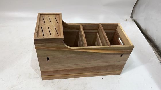 Scatola da cucina in legno di acacia con grande capacità e design raffinato