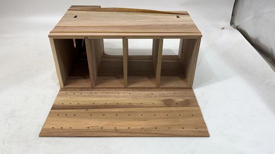 Scatola da cucina in legno di acacia con grande capacità e design raffinato