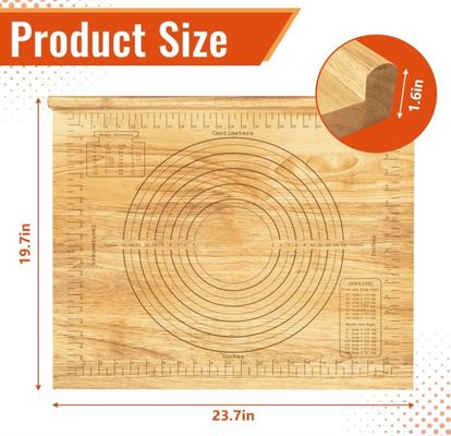 Tavola di pasticceria in legno Tavola di magliatura 24x20 con misure Dimensioni comuni o personalizzate