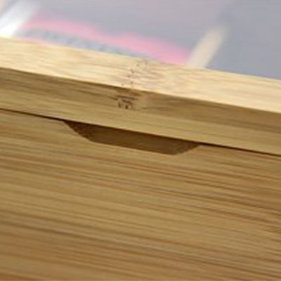 Imballaggio a mano e personalizzabile in legno massello Bambù Cassa regalo per il tè per ordini OEM ODM