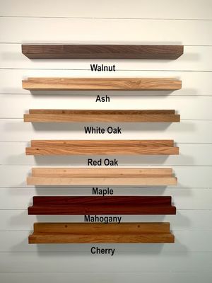 Ripiano galleggiante in legno in stile rustico con opzione di personalizzazione