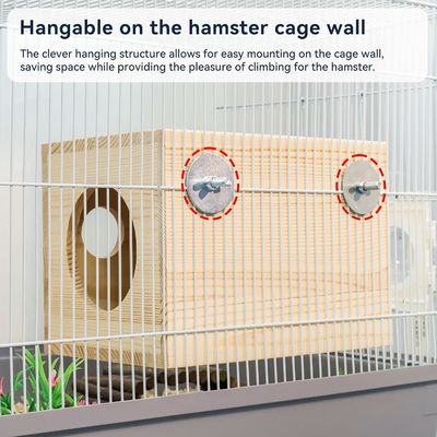 Nascondiglio di piccoli animali in legno con un modello solido a un costo accessibile