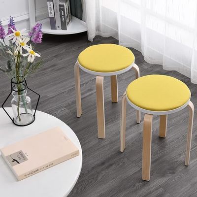 Moderno design Sedile in legno per la cucina 4 piedi anti-polvere