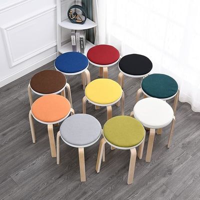 Moderno design Sedile in legno per la cucina 4 piedi anti-polvere