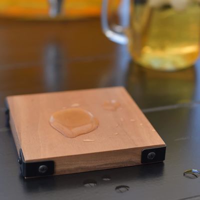 Matto di isolamento creativo in legno massello per porta tazze per la decorazione del tavolo