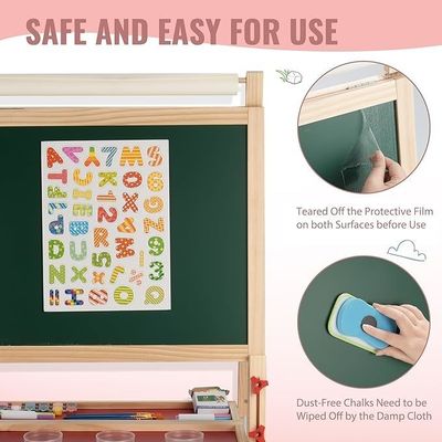 Legno massello regolabile a doppio lato disegno di arte a pietra stazionaria con materiale di pino