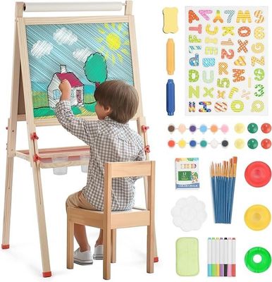 Legno massello regolabile a doppio lato disegno di arte a pietra stazionaria con materiale di pino