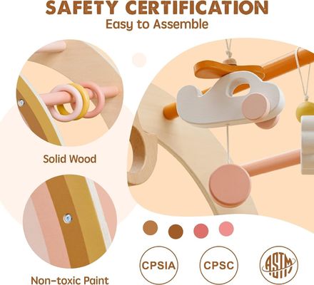 Giocattoli per bambini in legno per bambini da 0 a 5 mesi