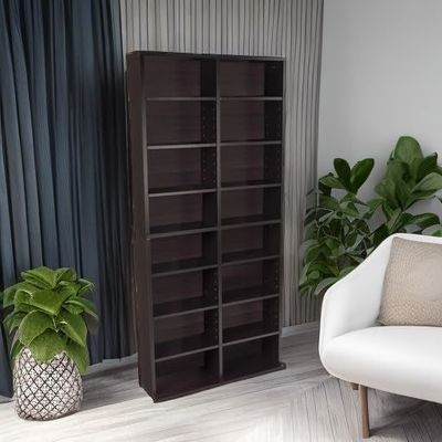 12 scaffali regolabili e 4 scaffali fissi