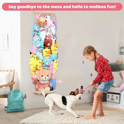 Organizzatore di giocattoli di peluche per lo stoccaggio di animali ripieni