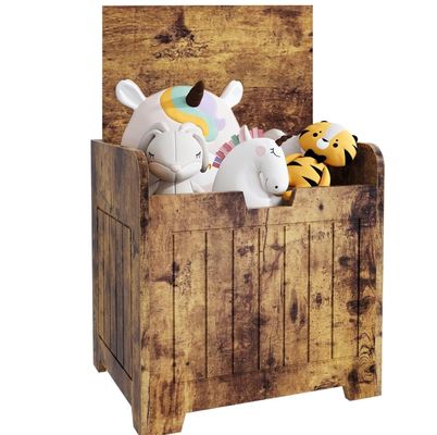 Scatola di stoccaggio in legno per il soggiorno con logo personalizzato