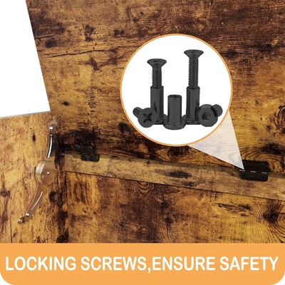 Scatola di stoccaggio in legno per il soggiorno con logo personalizzato