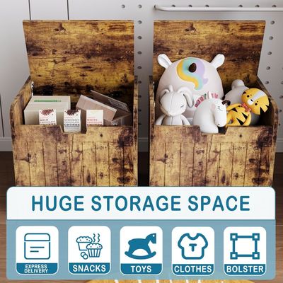 Scatola di stoccaggio in legno per il soggiorno con logo personalizzato