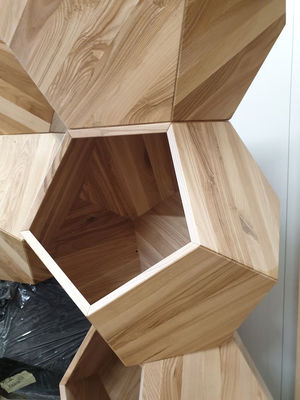 Contenitore per la conservazione domestica Letto per gatti Grotta in design moderno con legno massello e tavolo laterale