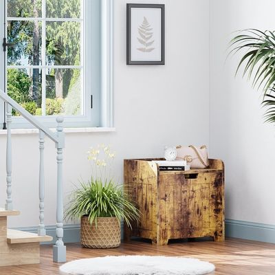 Scatola di stoccaggio in legno per il soggiorno con logo personalizzato