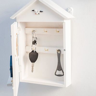 Porta chiavi in legno Nautico Mural Mount Hanging Decorative Handmade