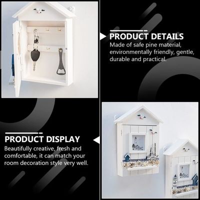 Porta chiavi in legno Nautico Mural Mount Hanging Decorative Handmade