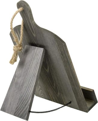 Portalibri di ricette in legno rustico regolabile e pieghevole per il deposito in cucina