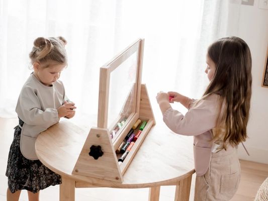 Carico del campione e stampa 4 in 1 scaffale da tavolo in legno per risultati di campionamento professionali