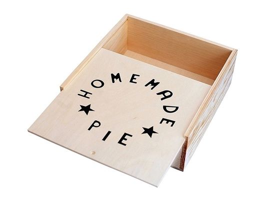 TIMBER candela epossidica acrilica vuota Box di lusso di legno per la conservazione Logo personalizzato grande per l'arte 24 x 19 x 7,5 cm