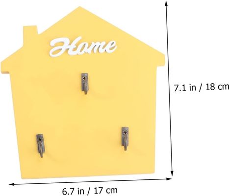 Entrata Portaposta e porta chiavi per la stanza di fango con perni di legno in legno naturale