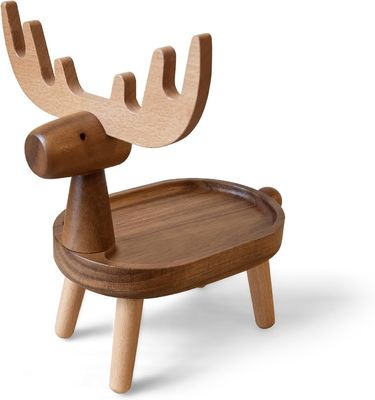 Home Decorativo vassoio in legno con forma personalizzata 7.75 "L x 7.75" P x 48.5 "H