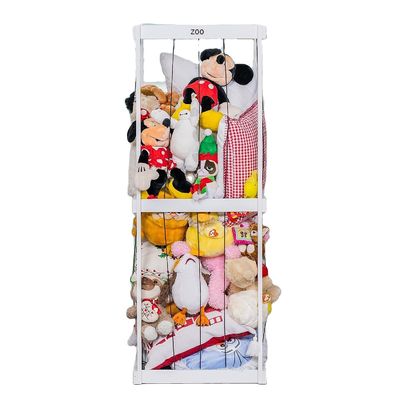 Ball Storage Animal Zoo Cage Organizer Disegno funzionale per giocattolo di peluche ripieno
