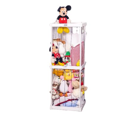 Ball Storage Animal Zoo Cage Organizer Disegno funzionale per giocattolo di peluche ripieno