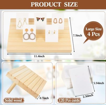 Tenitore di orecchini multifunzione funzionale per l'esposizione e lo stoccaggio organizzati di gioielli