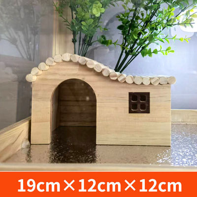 Cadeau Artigiano Letto per animali In legno industriale Casa di riccio per arrampicarsi Legno naturale carino