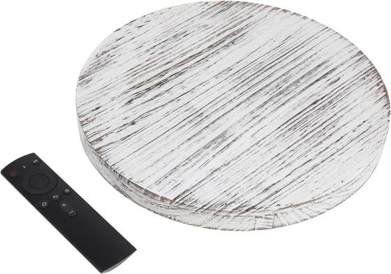 Numero di livelli Tavolo da tavolo decorativo in legno rustico da 12 pollici singolo per la tazza da caffè della fattoria