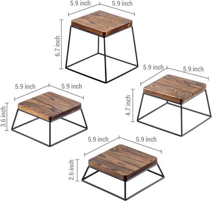 Alti quantitativi di legno bruciato nero metallo filo quadrato vetrina alimentare pizzeria in legno
