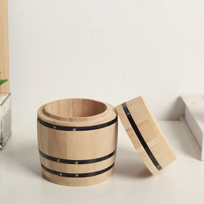 Barile di legno a colori semplici personalizzabile per le tue preferenze