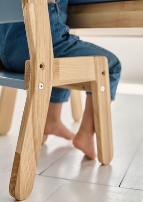 Set da letto per bambini Tavolo e sedie per bambini in legno per mobili Montessori