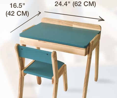 Set da letto per bambini Tavolo e sedie per bambini in legno per mobili Montessori