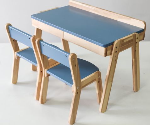 Set da letto per bambini Tavolo e sedie per bambini in legno per mobili Montessori