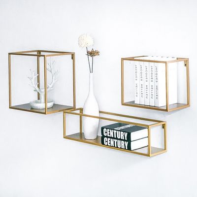 NO Ripiani di legno gonfiabile con ripiani di metallo e legno massello di design moderno