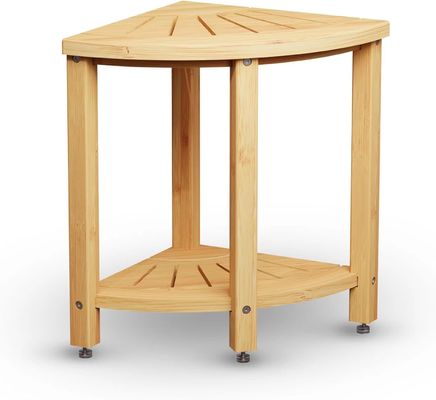 NO Piegato Bambù Bagno Scaffale doccia con scaffale L' essenziale bagno