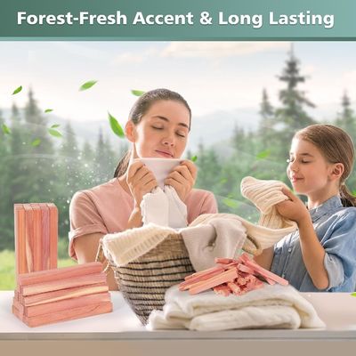 Organizzate gli armadi e i cassetti con blocchi di cedro aromatico di taglia comune o personalizzati