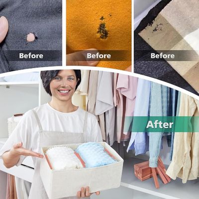 Organizzate gli armadi e i cassetti con blocchi di cedro aromatico di taglia comune o personalizzati