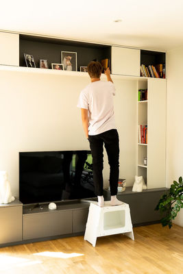 Apparecchio domestico in legno Modern indoor pet cage Casa per cani e gatti Soggiorno